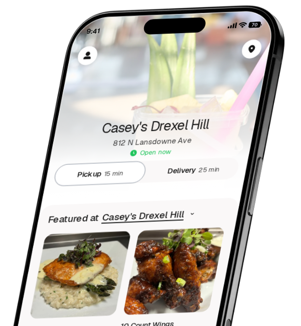 Casey's Drexel Hill app preview