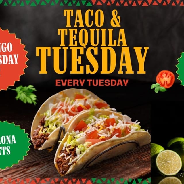 Taco Tequila and Music Bingo Tuesdays